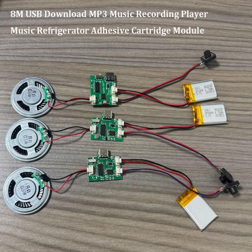 Емкость 8M 8M USB Загрузка Модуль Движения Наклейка на Холодильник Книжный