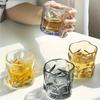 Twisted Transparent Glass Cup Decor Whisky Cocktail Beer Glas Wine Tea Mok Kitchen Bar Club Wijn Glas Festival Party Supplies