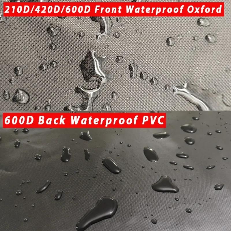 For Ford Transit Custom For VW T5 T6 Campervan For RV 600D 420D 210D Black Rear Barn Door Awning Cover Waterproof Sunshade