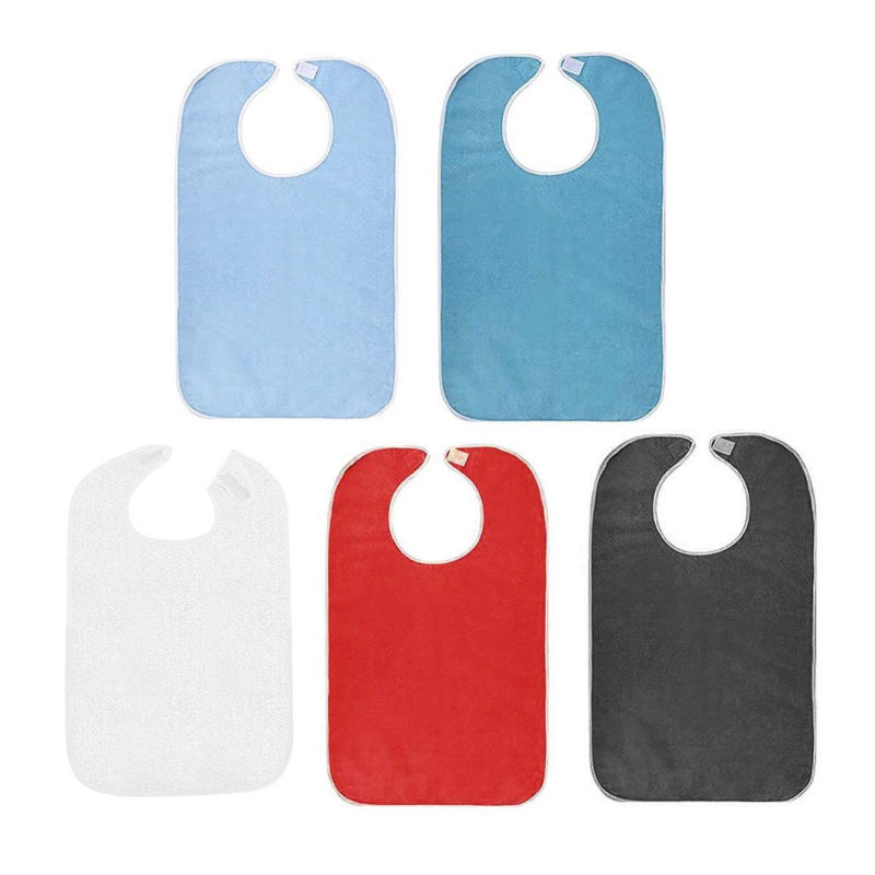 Нагрудник для пожилых людей, моющийся, антимасляный, для взрослых, многоцелевой, утолщенный, устойчивый к пятнам, мягкий, слюнявый, полотенце для кормления и ухода