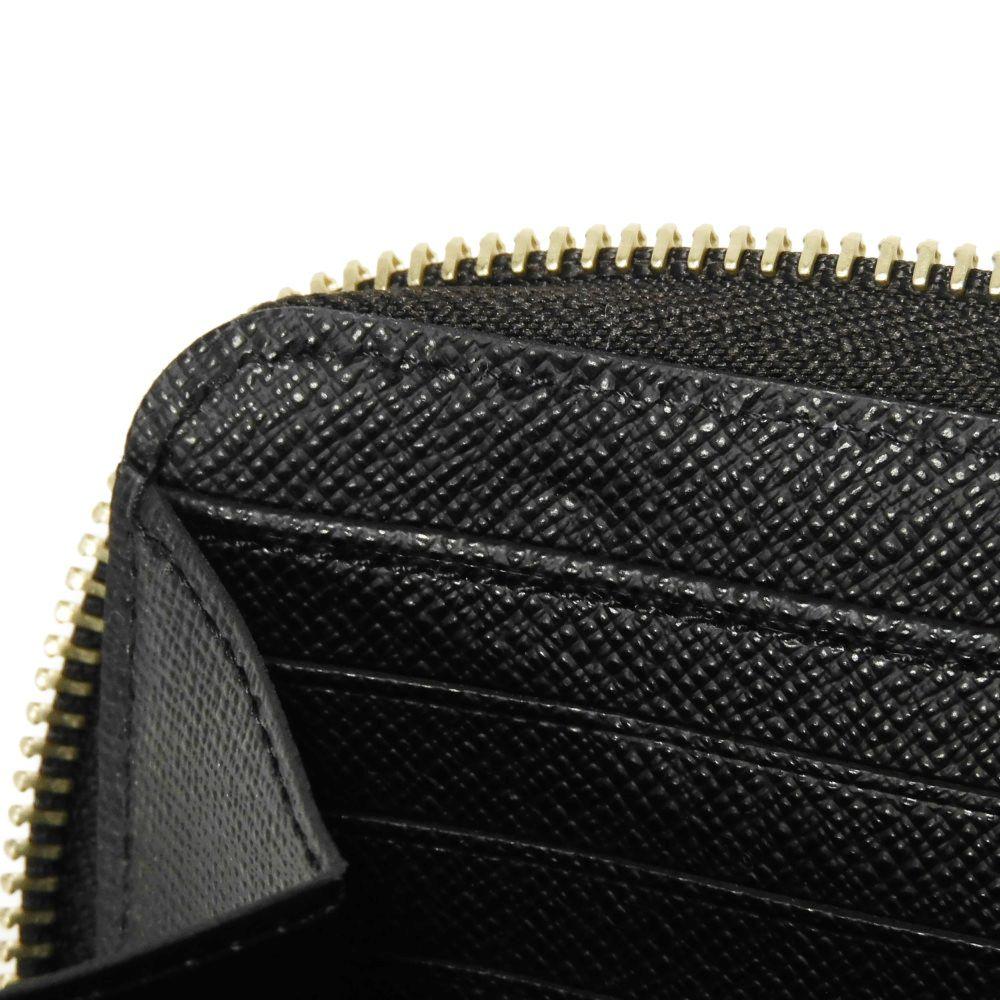 Used 12564 Zippy Wallet M82444 7940 New Model Black Zip Around RFID Excellent Condition Monogram Reverse Brown Unisex