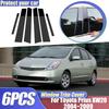 Для Toyota Prius XW20 Аксессуары 20 2004~2009 2005 2006 Автомобильные Накладки на Стойки Кузова B C Центральная Стойка Наклейка Авто Аксессуары