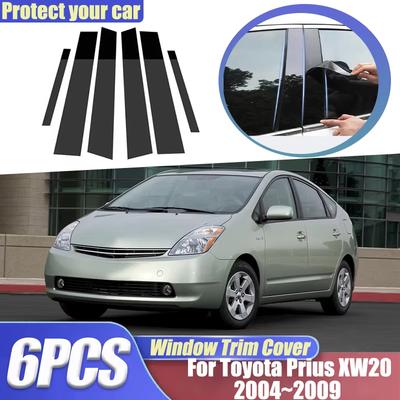 Для Toyota Prius XW20 Аксессуары 20 2004~2009 2005 2006 Автомобильные Накладки на Стойки Кузова B C Центральная Стойка Наклейка Авто Аксессуары