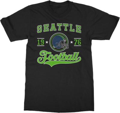 Seattle Football Helmet 1976 T-shirt