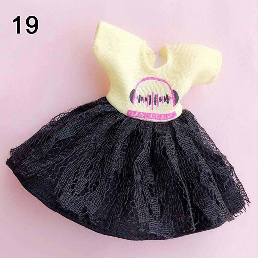 Детский DIY Девочки Высококлассный Нарядный Модный Костюм с Юбкой Одежда для Куклы Кукла 16~17 см/Кукла 1/8 BJD