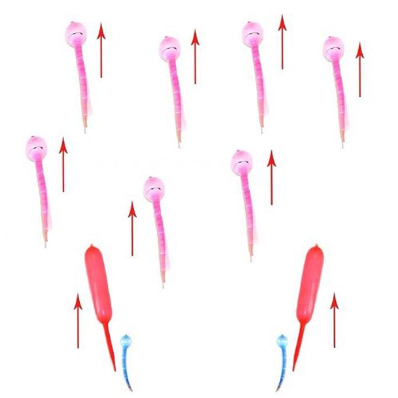 50/100 шт. разноцветные длинные латексные ракеты воздушные шары летающие пищащие декор для вечеринки