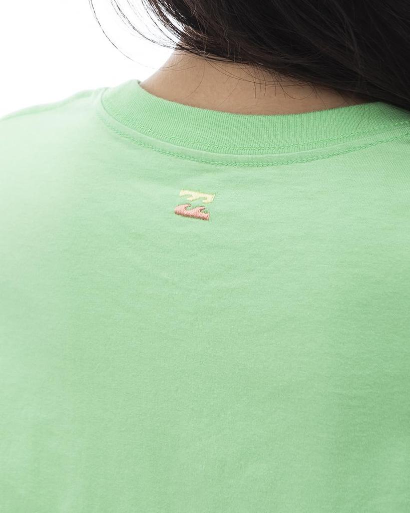 Укороченная футболка Billabong Modern EMB Logo, женская, черная