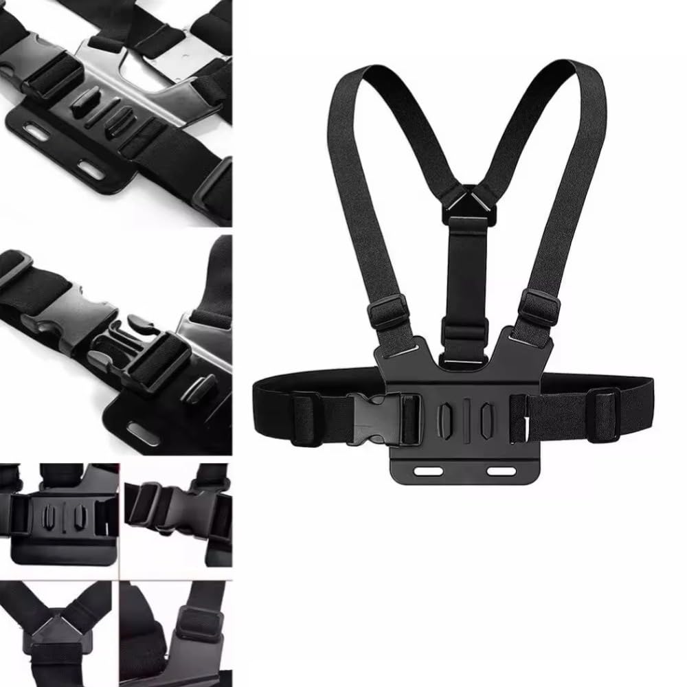 Itisyou Крепление на грудь для смартфона Носимая нагрудная шлейка для смартфона Поддержка 360 градусов Вертикальное и горизонтальное крепление смартфона для фотографии