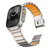 Титановый фторэластомерный ремешок для Apple Watch Ultra 3 2 49 мм 10 11 46 мм Магнитный ремешок для Iwatch 9 8 7 45 мм 6 SE 3 44 мм