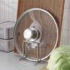 Stainless Steel Cutting Board Holder 2 Sectional Chopping Board Organizer Kitchen Storage Rack