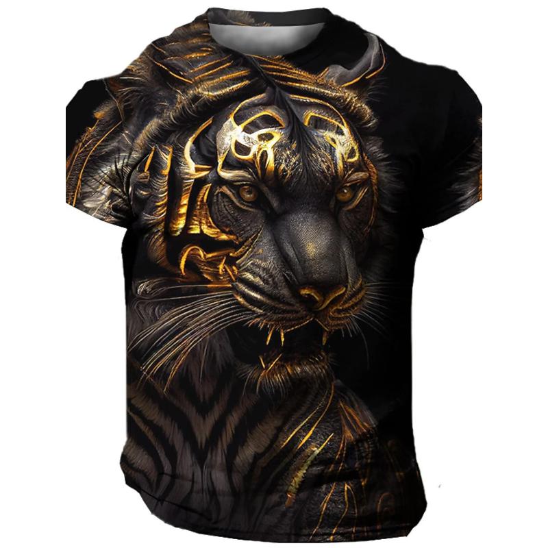 Пламя Животный Узор 3D Печать Модная мужская Спортивная Футболка с Коротким Рукавом Для Уличного Спорта Большие Размеры Мужская Рубашка Повседневная Индивидуальная Тренировка