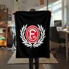 Fortuna Düsseldorf logo FlAannel Blanket, High quality Comfortable for All Seasons, Home Decor, Warmth and Comfort