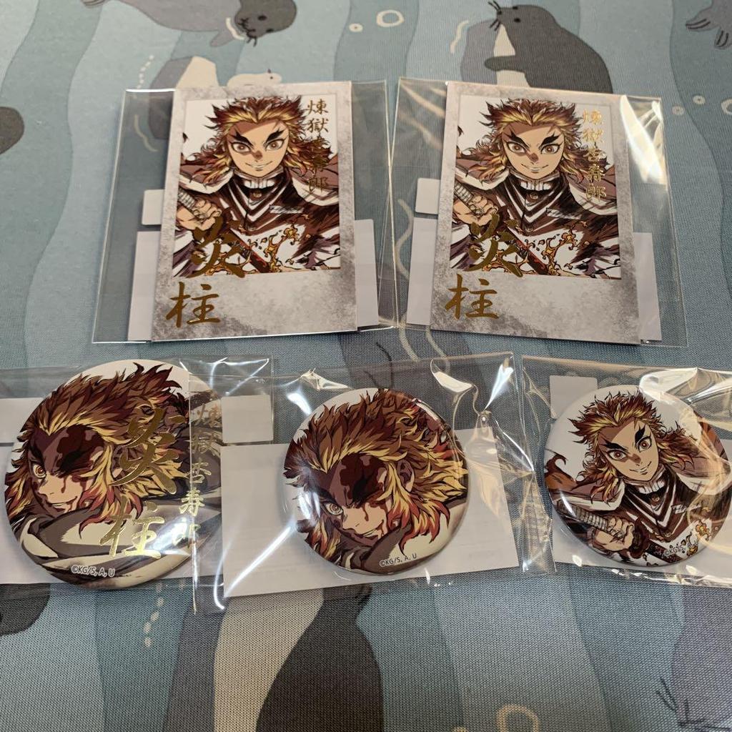 [USED] Demon Slayer: Kimetsu no Yaiba Interlude Rengoku Kyojuro WEBSHOP Lottery Bulk Sale 8-Piece Set