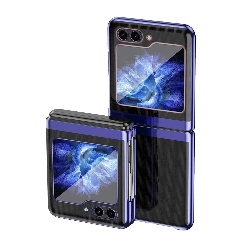 Прозрачный чехол-бампер с покрытием для Samsung Galaxy Z Flip 6 5 4 3 5G защитный противоударный легкий ультратонкий чехол