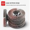 Thickened Flap Grinding Disc for Angle Grinder, Sand Polishing Wheel for Stainless Steel, 100 Thousand-Leaf Design
