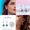 Original 925 Sterling Silver Eardrop Earrings Simple Snake Bone Pattern Hoop Earrings For Women Wedding Birthday Gift