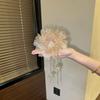 Temperament Peony Flower Grasping Clip Tassel Plastic Shark Clip Sequin Hair Clip Hair Accessories