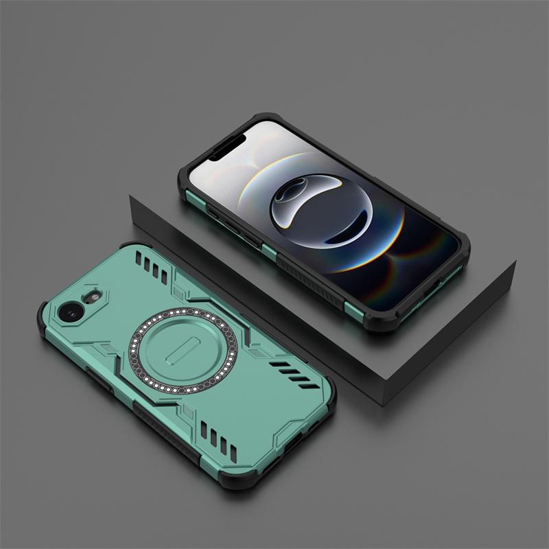 Противоударный защитный чехол для iPhone 16e, магнитный адсорбционный чехол для беспроводной зарядки iPhone 16e, чехол для iPhone 16e, чехол 6,1 дюйма