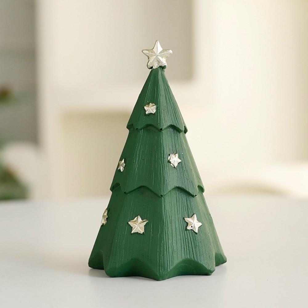 Mailbox Statue Desktop Ornaments Handicrafts Mini Christmas Tree Christmas Gifts