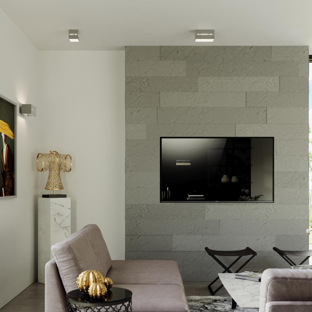 Lobo maxi ceiling lamp gray