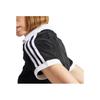 Adidas Originals Trefoil Letter Logo Print Short Sleeve T-Shirt Women Tops Black IR9780