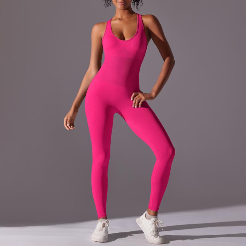 Women's fitness sets, women's yoga clothes, sports wear, women's sports jumpsuits, stretch fitness clothes, sexy tank top style jumpsuits