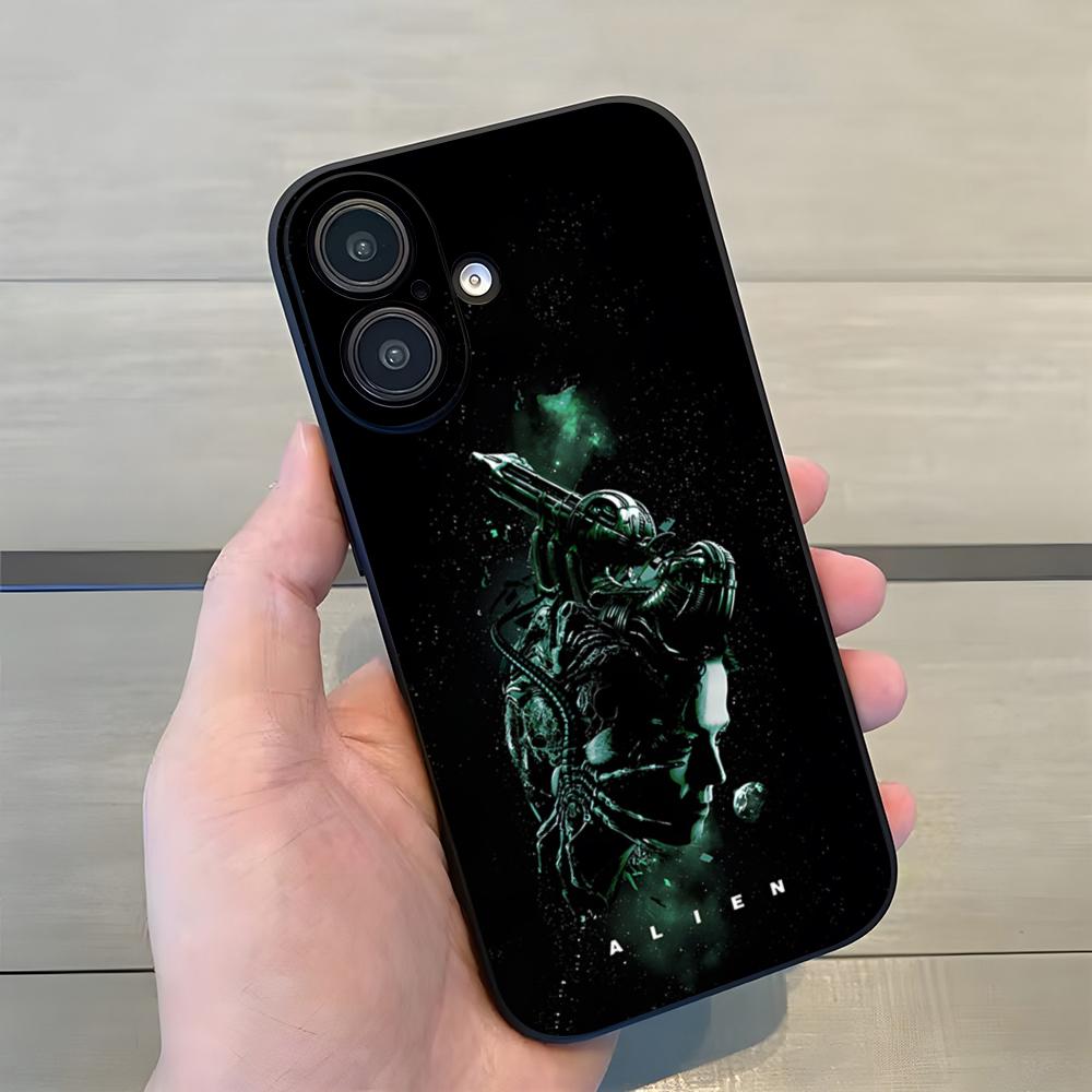 Classic Alien Film Space Horror Phone Case For Iphone 17 Pro Max 15 16 Pro 14 Plus 13 11 12 Xr X Xs 7 8 SE Plus Back Cover
