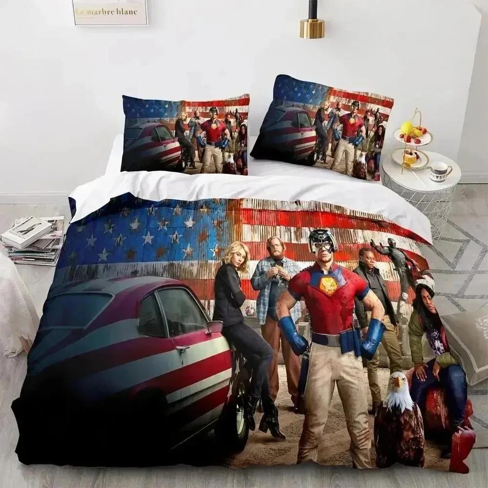 3D Print Peacemaker 3D NEW Duvet Cover Pillowcase Bedding Set Adult Boy Girl Bedroom Decoration Children Single Double Large