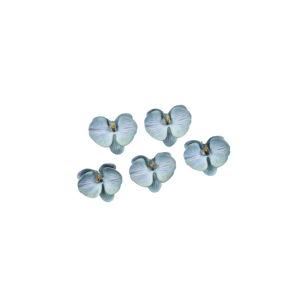 Headdress Simulated Flower Hairpin Handmade Accessories Brooch Butterfly Orchid Flower  Gift