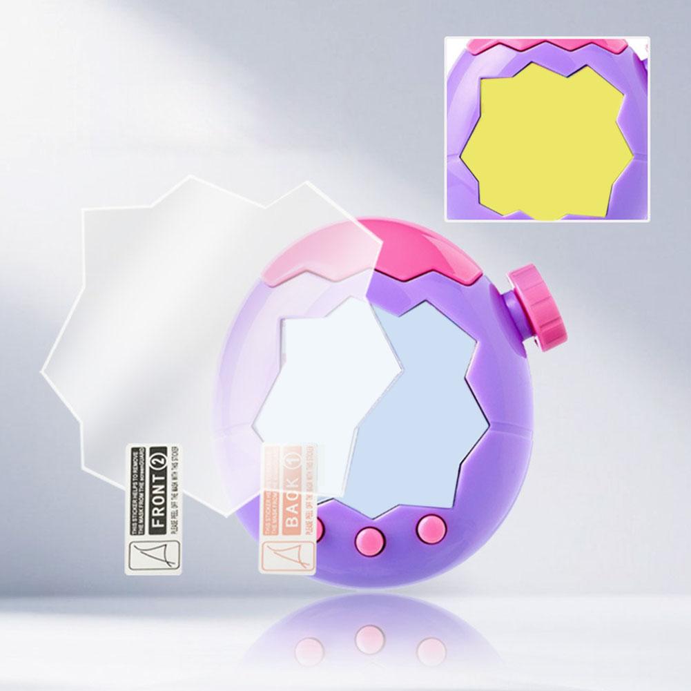 1 шт. для Tamagotchi Paradise Прозрачный желтый Защитная пленка для экрана Полное покрытие Пленка для экрана Панель Защитная крышка Игровые аксессуары