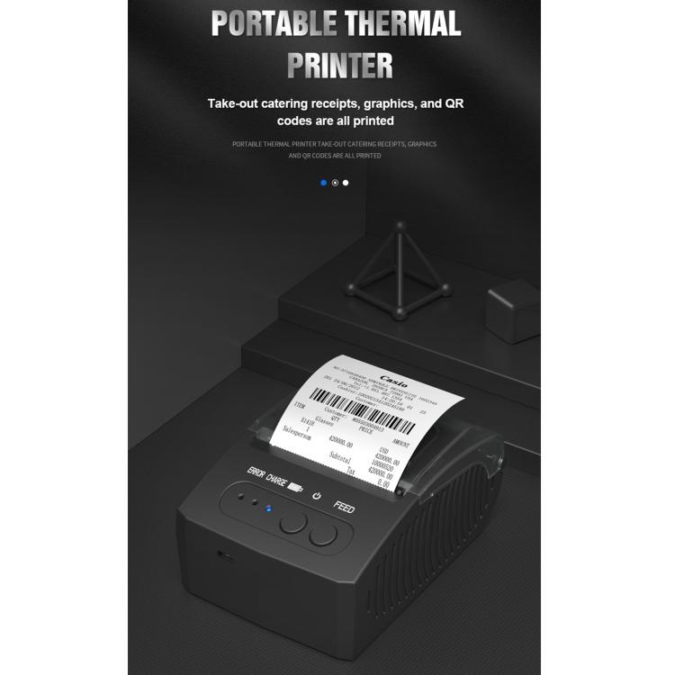 5811DD 58 мм Bluetooth 4.0 Портативный Термо Bluetooth Принтер Чеков, Вилка UK