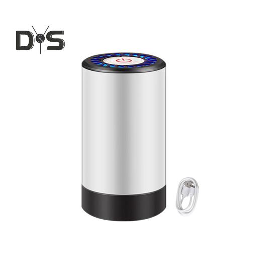 Mini Vacuum Sealer Machine Good Sealing Moisture-Proof 2-in-1 Extraction Inflation Rechargeable Kitchen Gadget for Meat Fish Vegetables Fruits