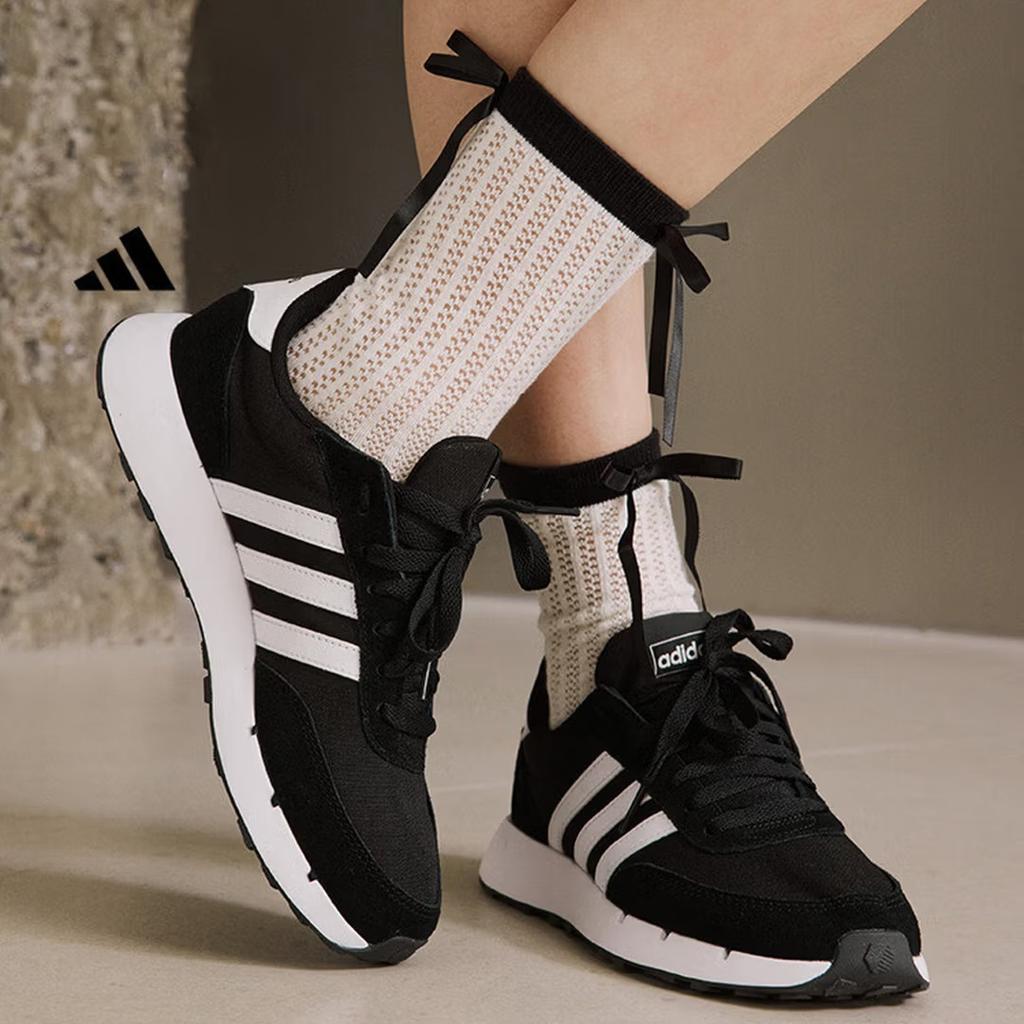 Adidas RUN 60s 2.0 Retro Comfortable Running Shoes - Men's and Women's Adidas JS3021