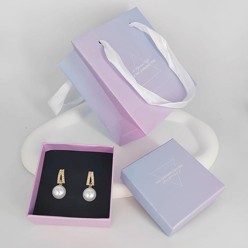 Шкатулка для украшений Постепенная смена шкатулка Подарочная коробка для украшений Кольцо Коробка Браслет Серьги Ожерелье