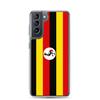 Coque Téléphone - Samsung - Galaxy S21 Plus - Drapeau Ouganda - Souple - Multicolore