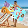 The Super Simple Show 2D Flat Print Beach Towel, Large Soft Quick Dry Towel for Beach Camping SwimmingSSTJ0917176