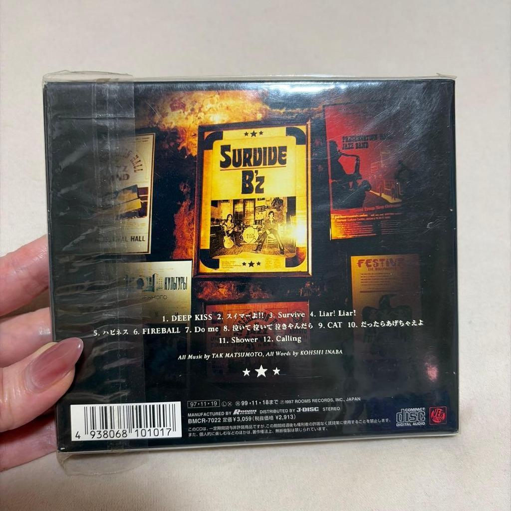 Used B'z SURVIVE Album CD