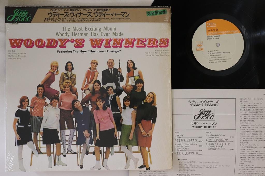 LP Пластинка ВУДИ ГЕРМАН - Победители Вуди SOPU96 CBS SONY 1974 Япония Оби Джаз Б/У