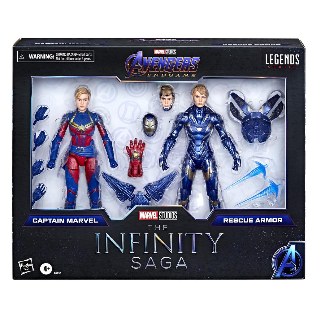 Hasbro MARVEL Marvel Legends Series Infinity Saga Captain Marvel Rescue Armor Фигурка F0190 Подлинный продукт и 6 дюймов