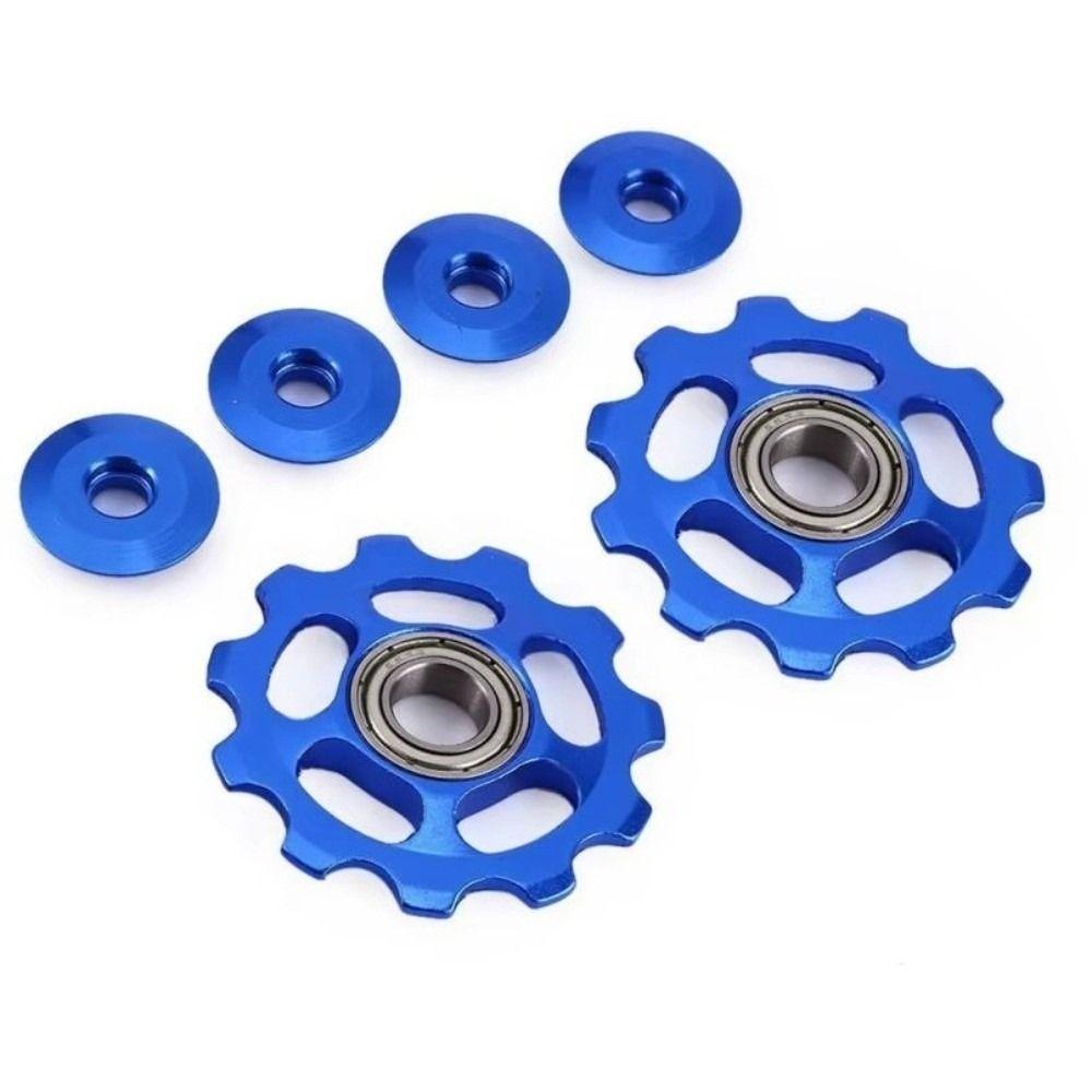 Sealed Bearing Rear Derailleur Pulley CNC Anodized Bicycle Guide Roller for 2pcs Road Bike