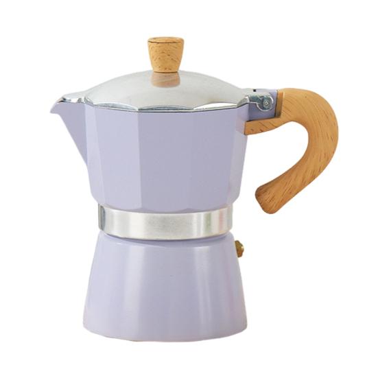 Кофеварка Moka Pot Espresso Maker 150 мл, легкая, простая в использовании, итальянская кофеварка для плиты