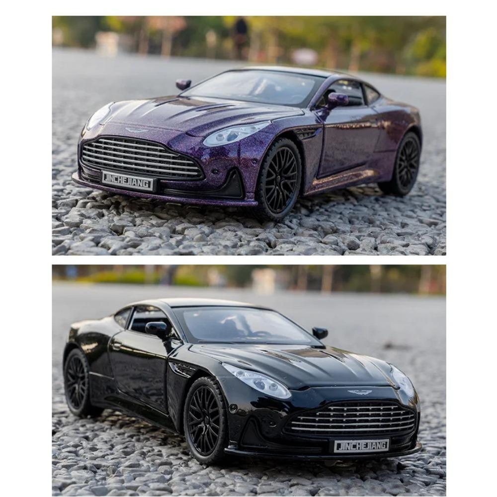 1/32 Aston Martin DB12 GT Volante Supercar Модель легкосплавного автомобиля Звук и свет Детская игрушка Коллекционные предметы Подарок на день рождения