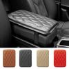 Car Armrest Box Mats Memory Foam Car Arm Rest Box Pad Leather Central Console Covers Styling Car Decor Auto Interior Accessories