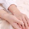 Flower Simple Thin Bracelet Adjustable Couple Bangle Temperament Lovers Bracelet  Gifts