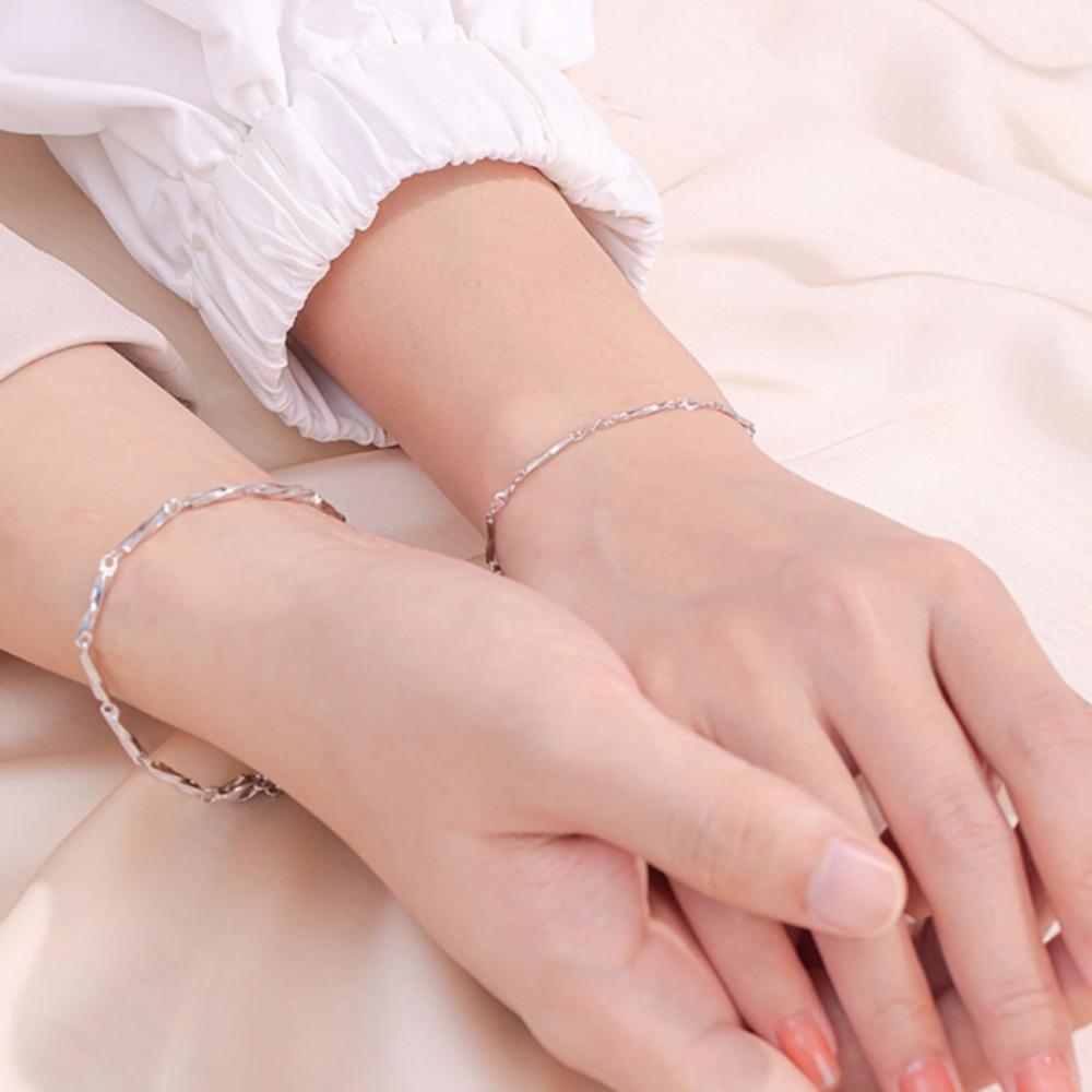 Flower Simple Thin Bracelet Adjustable Couple Bangle Temperament Lovers Bracelet Gifts