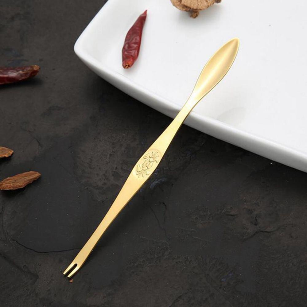 Crab and Lobster Thin Double Headed Seafood Utensils Crab Picking Tools Lobster Spoons Crab Fork