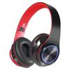 B39 Светящаяся складная полноразмерная Bluetooth-гарнитура для игр с разъемом для карты