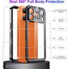 For IPhone  Air 17 16 15 14 Plus 13 Pro Max 16e 17e Dual Layer IP68 Waterproof Clear Case Underwater Sports Cover Screen Protect