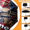 Custom Name Personalized Arsenal Football Club  Print Umbrella, Auto Open Close, 8‑Rib Sturdy Frame, Commute Camping Hiking Use, Birthday Gift