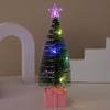 4pcs LED Colorful Xmas Tree Mini Christmas Home Decoration Toy Luminous Christmas Tree  Gift